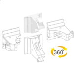 Magnetiniai užraktai 360 laipsniu tvirtinimo galimibe