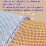 Kaklo bei galvos apsauga kudikiui medziaga