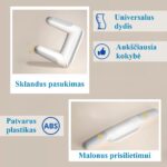 Sklandaus pasukimo durų rankenos blokatorius su specifikacijomis