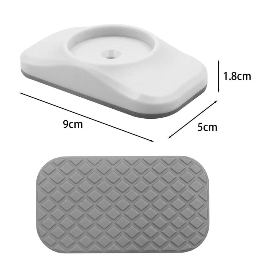 Apsauga sienai nuo vartelių spaudimo – apvalus dizainas, matmenis