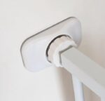Stabilus vartelių montavimas su apvalia sienos apsauga
