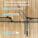 Kaip apsauginiai varteliai atsidaro – demonstruojama atsidarymo kryptis