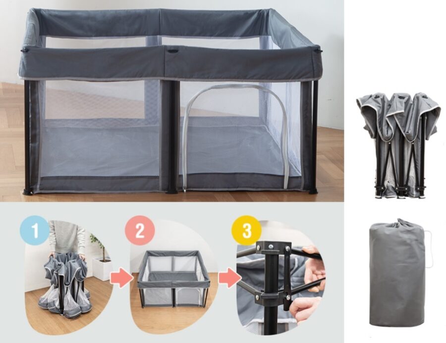 Greito surinkimo maniežas parodomas žingsnis po žingsnio