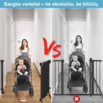 Vaikiški varteliai be apatinės juostos – lygus praėjimas. Palyginimas