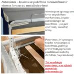 Vaikiškas barjeras lovai – montavimas prie metalinio rėmo