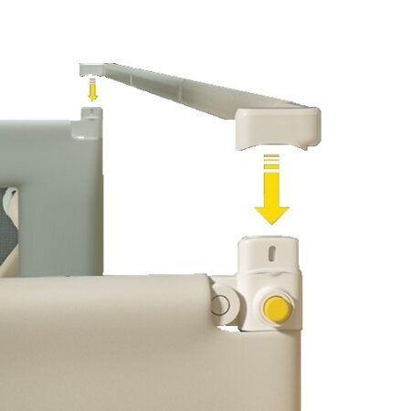 Jungiamoji dalis 160 cm „EasyGuard“ apsaugai – tvirtas sujungimas vaikų lovai