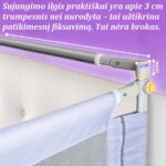 Jungiamoji dalis „EasyGuard“ – sutrumpinta ilgis geresniam fiksavimui, ne brokas