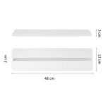 Apsauginės rampos vartelių slenksčiams AVIP-2479 matmenys – 48 × 13 cm, aukštis nuo 0,5 iki 3 cm.